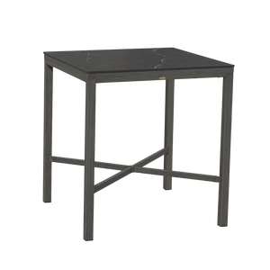 Laguna 39" Square Sintered Stone Bar Table