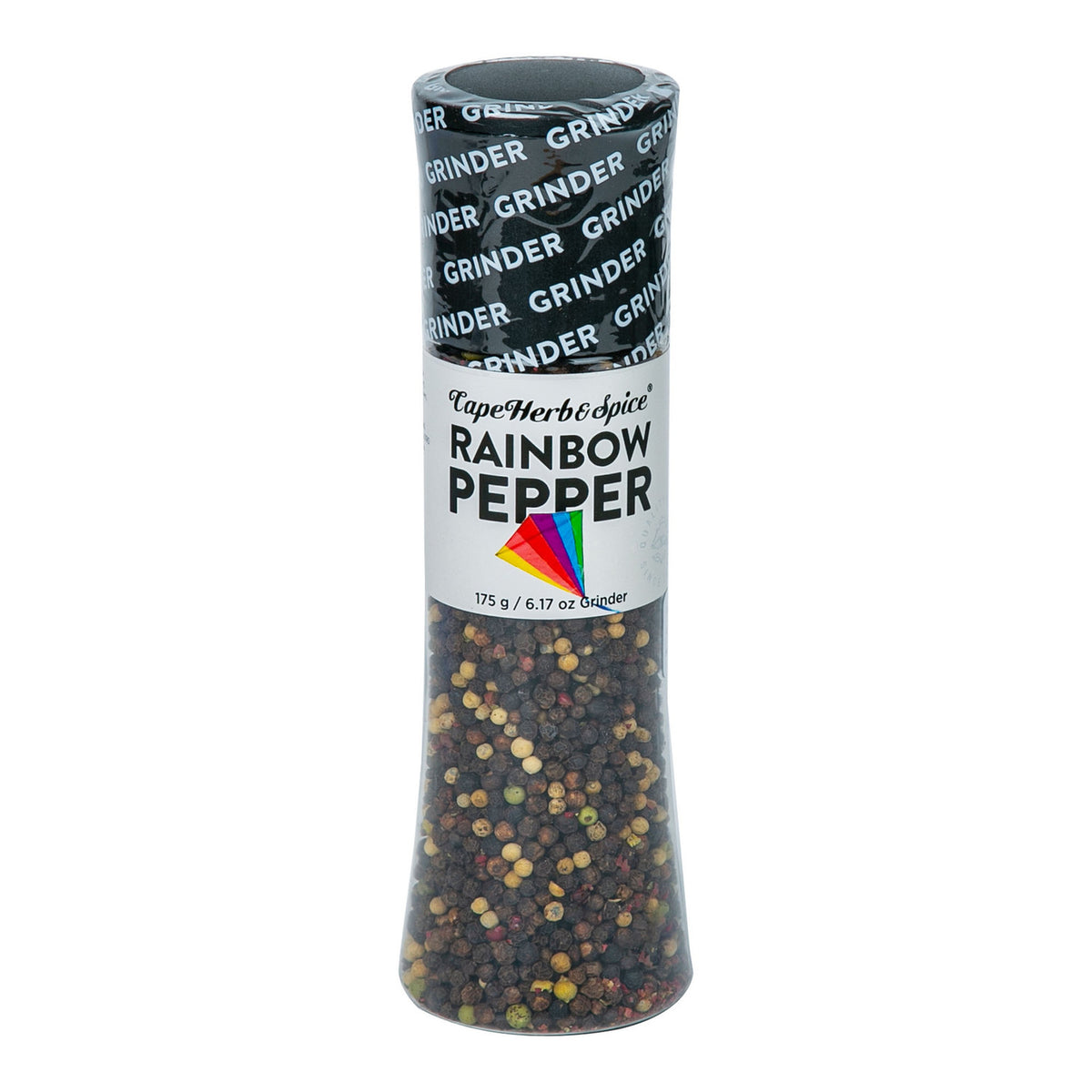 Cape Herb & Spice Rainbow Peppercorn - Ceramic Grinder with Refill Pack