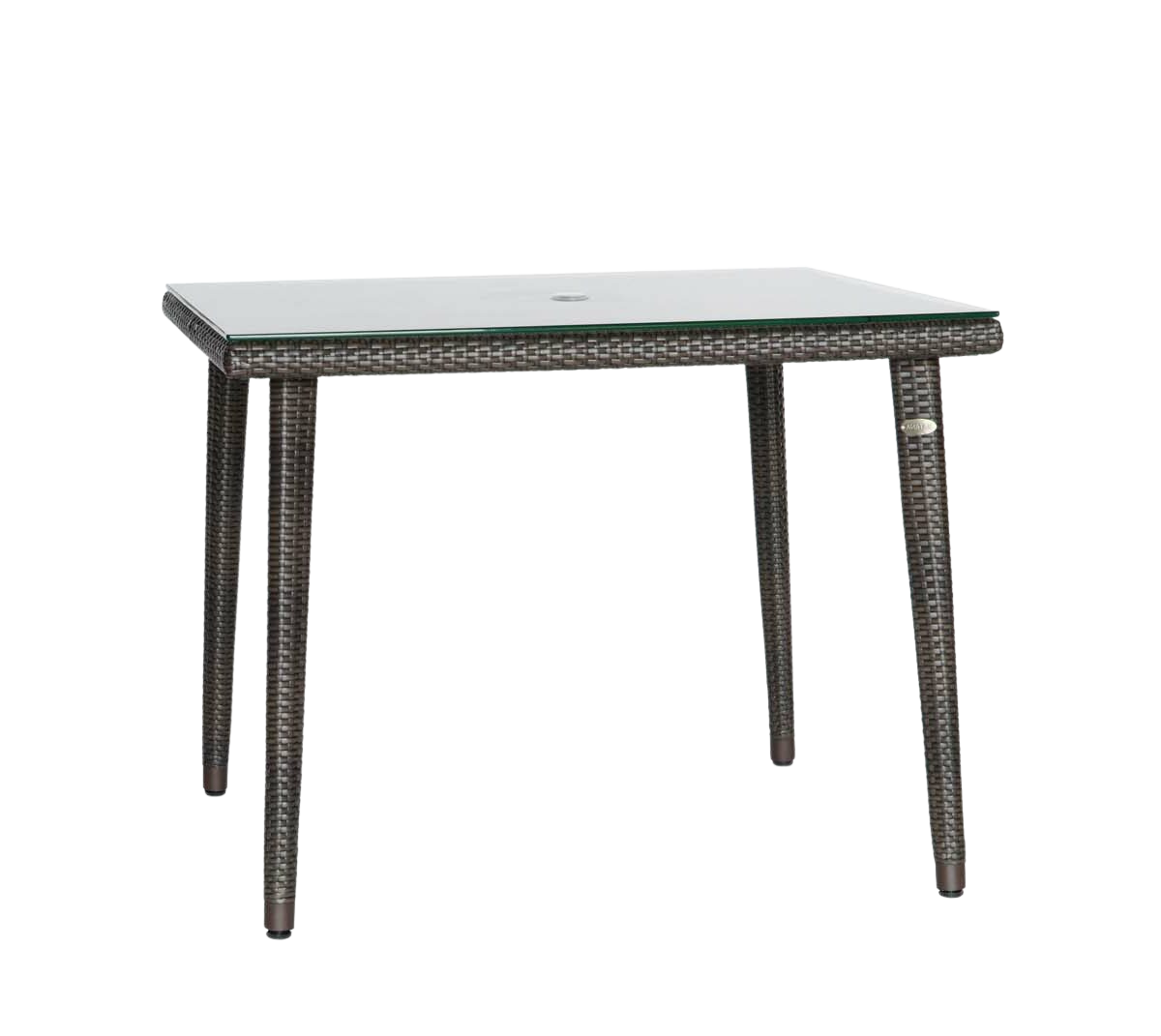 Palm Harbor 38" Square Dining Table with Glass