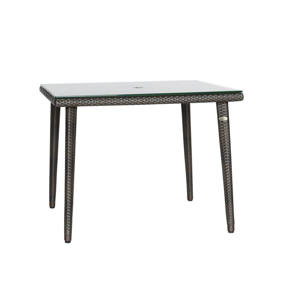 Palm Harbor 38" Square Dining Table with Glass