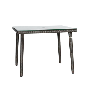 Palm Harbor 38" Square Dining Table with Glass