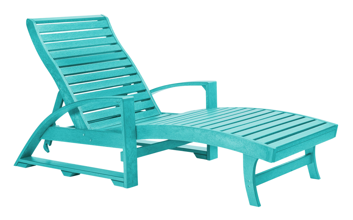 St. Tropez Chaise Lounge w/Wheels