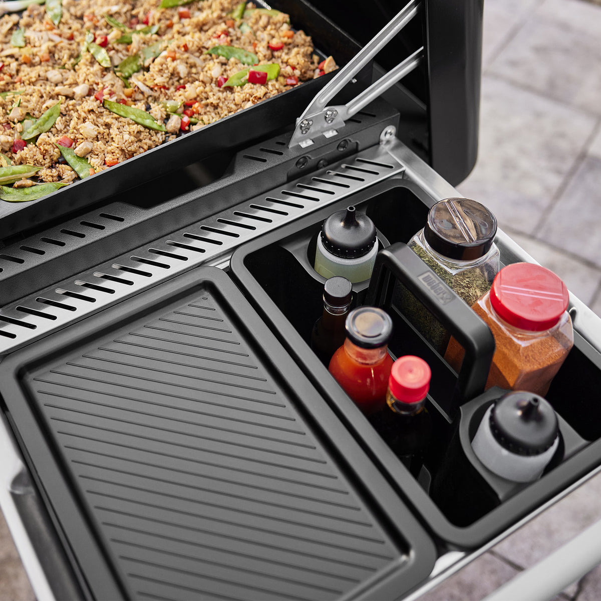 Weber Works Caddy With Tray Lid (Drop-In)
