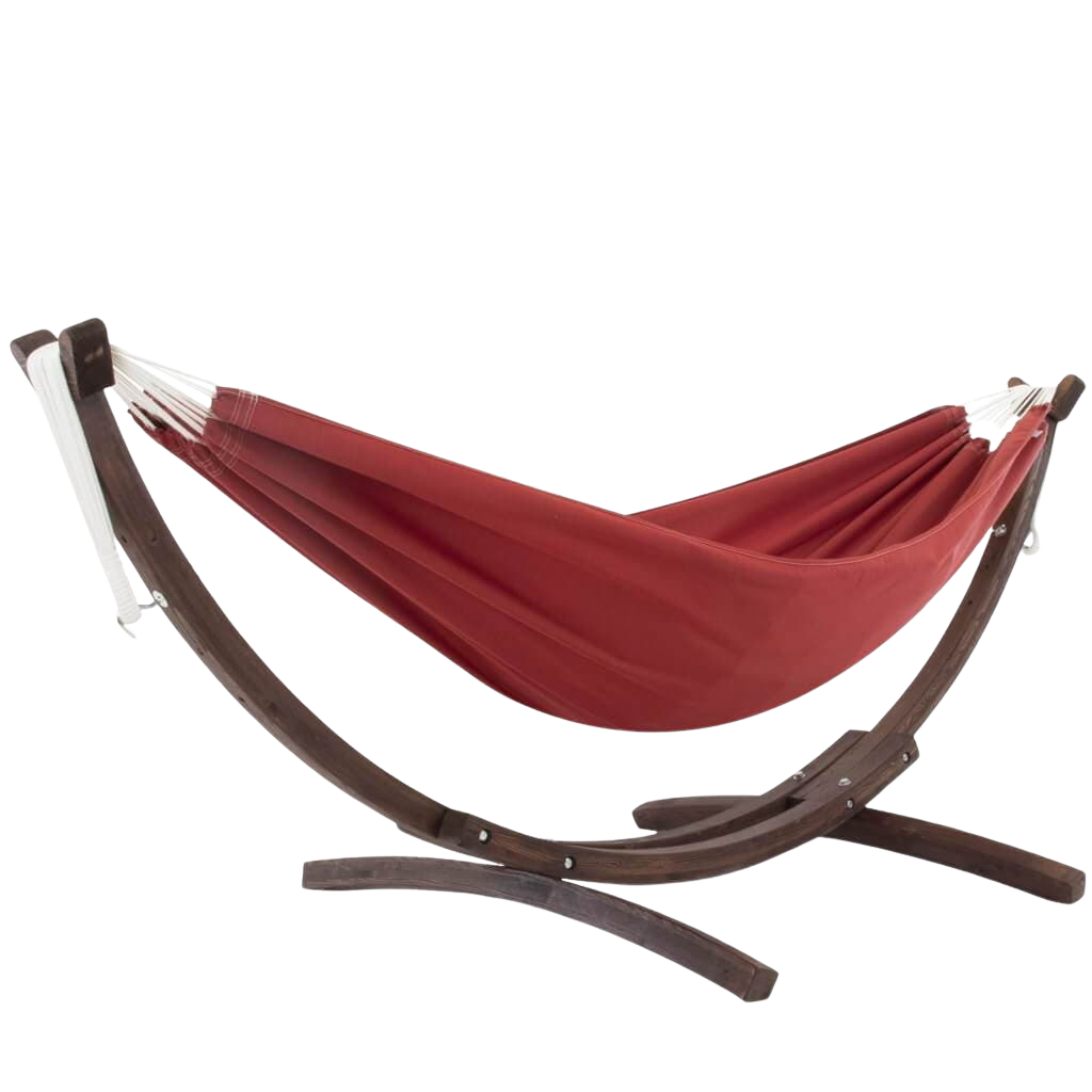 Double Sunbrella® Hammock with Solid Pine Stand
