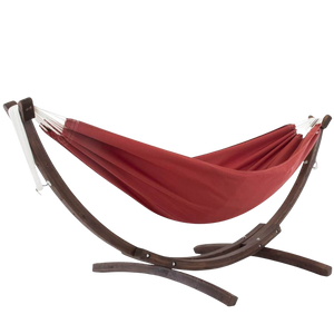 Double Sunbrella® Hammock with Solid Pine Stand