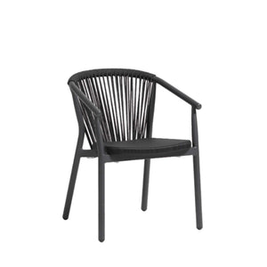 Ratana Trinity Dining Arm Chair Black