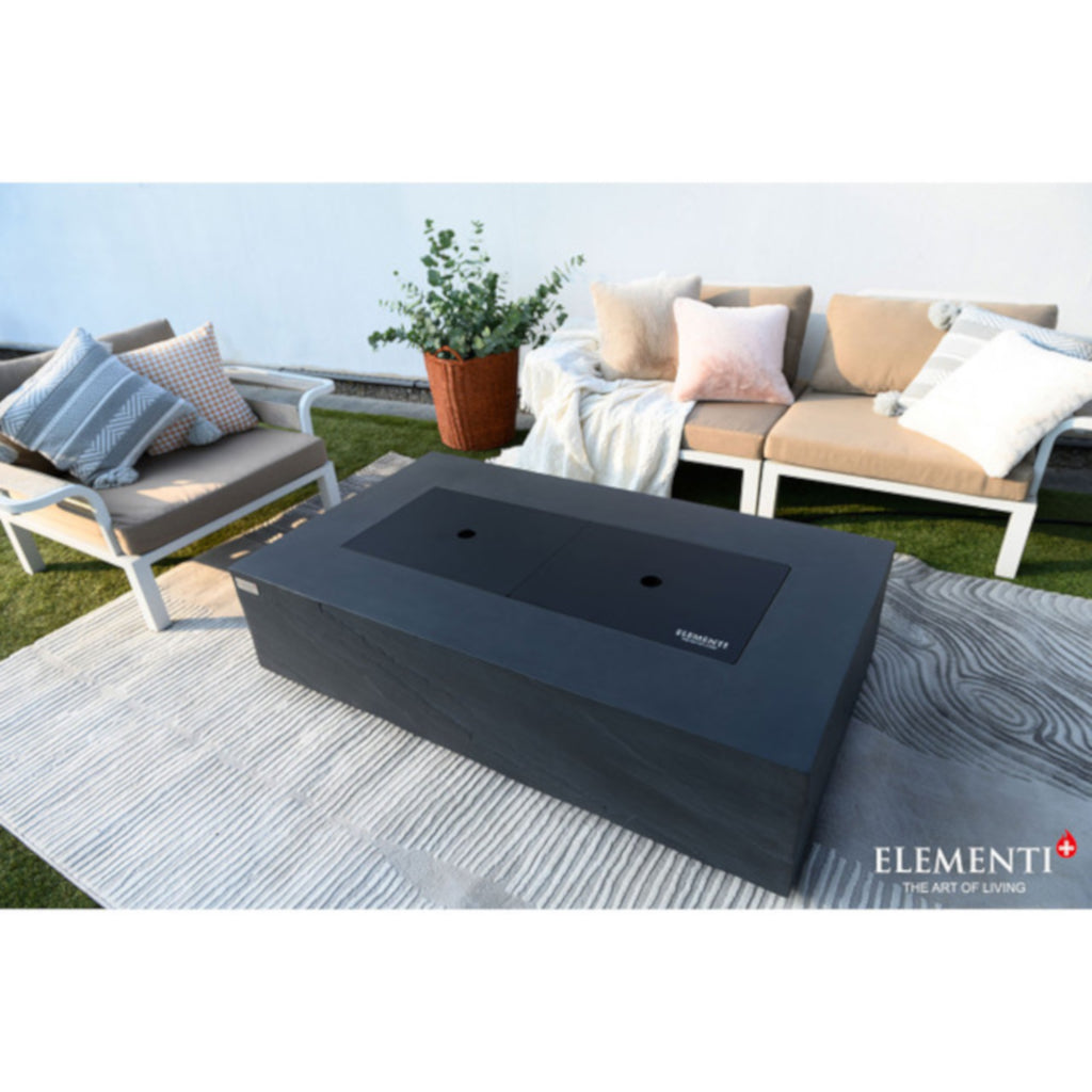 Elementi Plus - Cape Town Fire Table - Slate Black