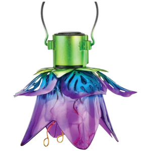 Mini Flower Solar Lantern - Purple