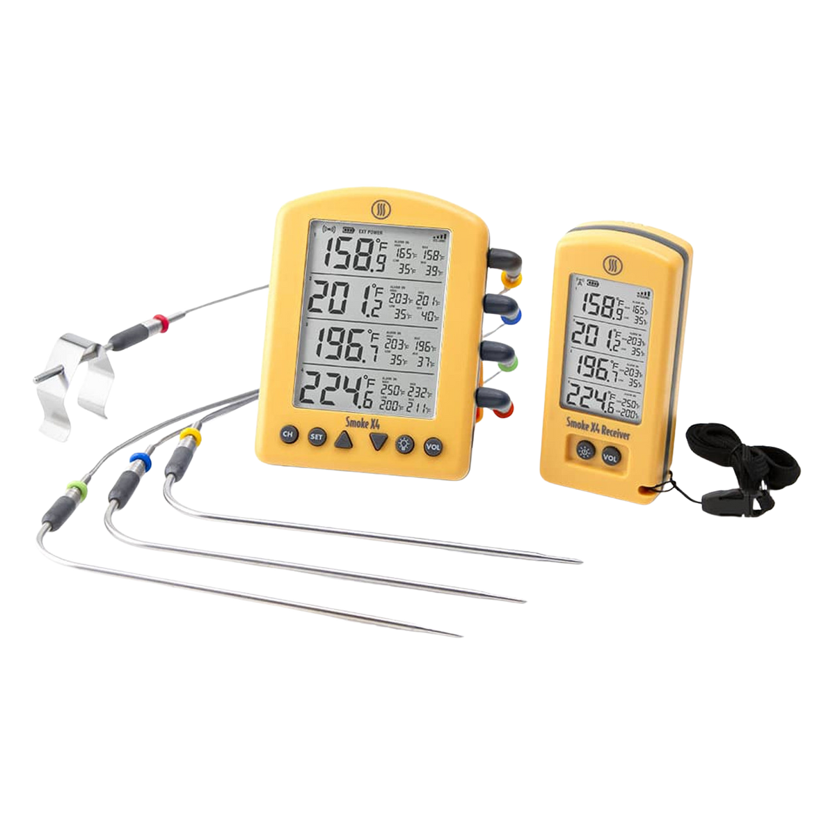 ThermoWorks Smoke X4® Long-Range Remote BBQ Alarm Thermometer