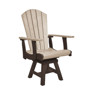C15 Addy Swivel Dining Arm Chair