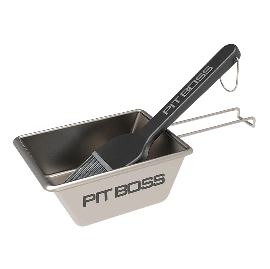 Griddle Sauce Pot and Brush