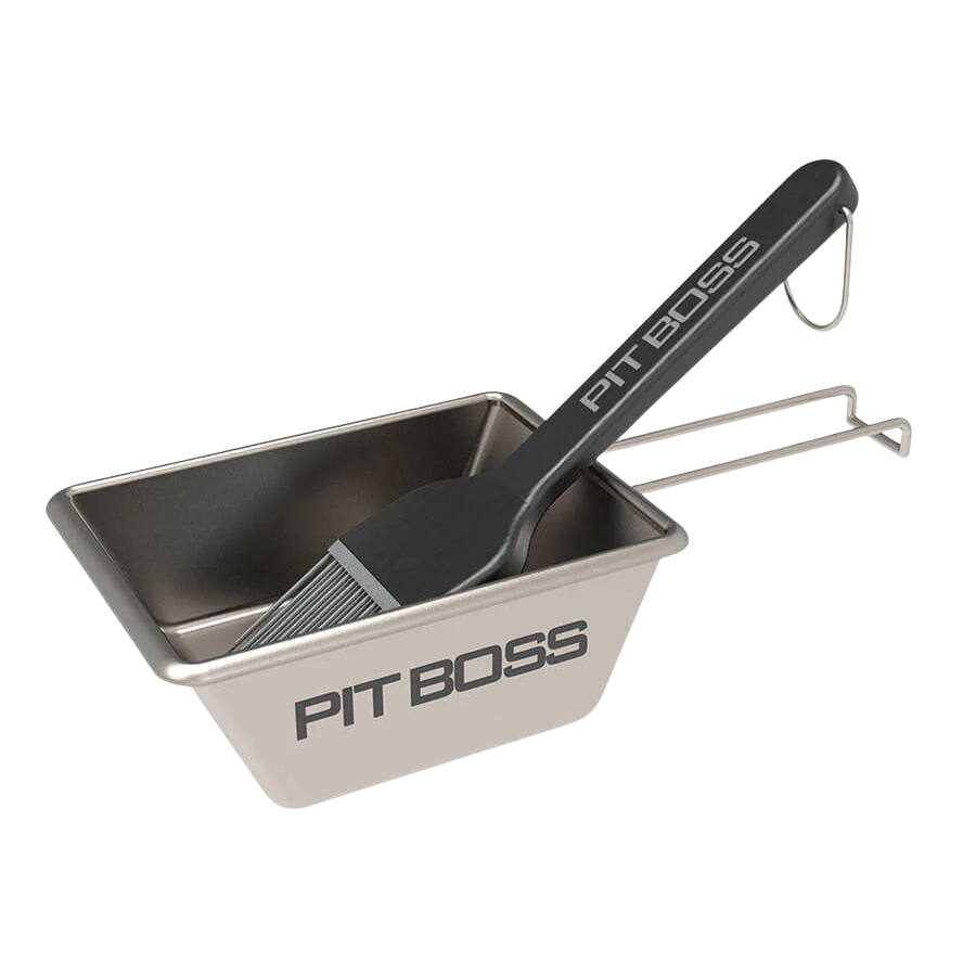 Griddle Sauce Pot and Brush