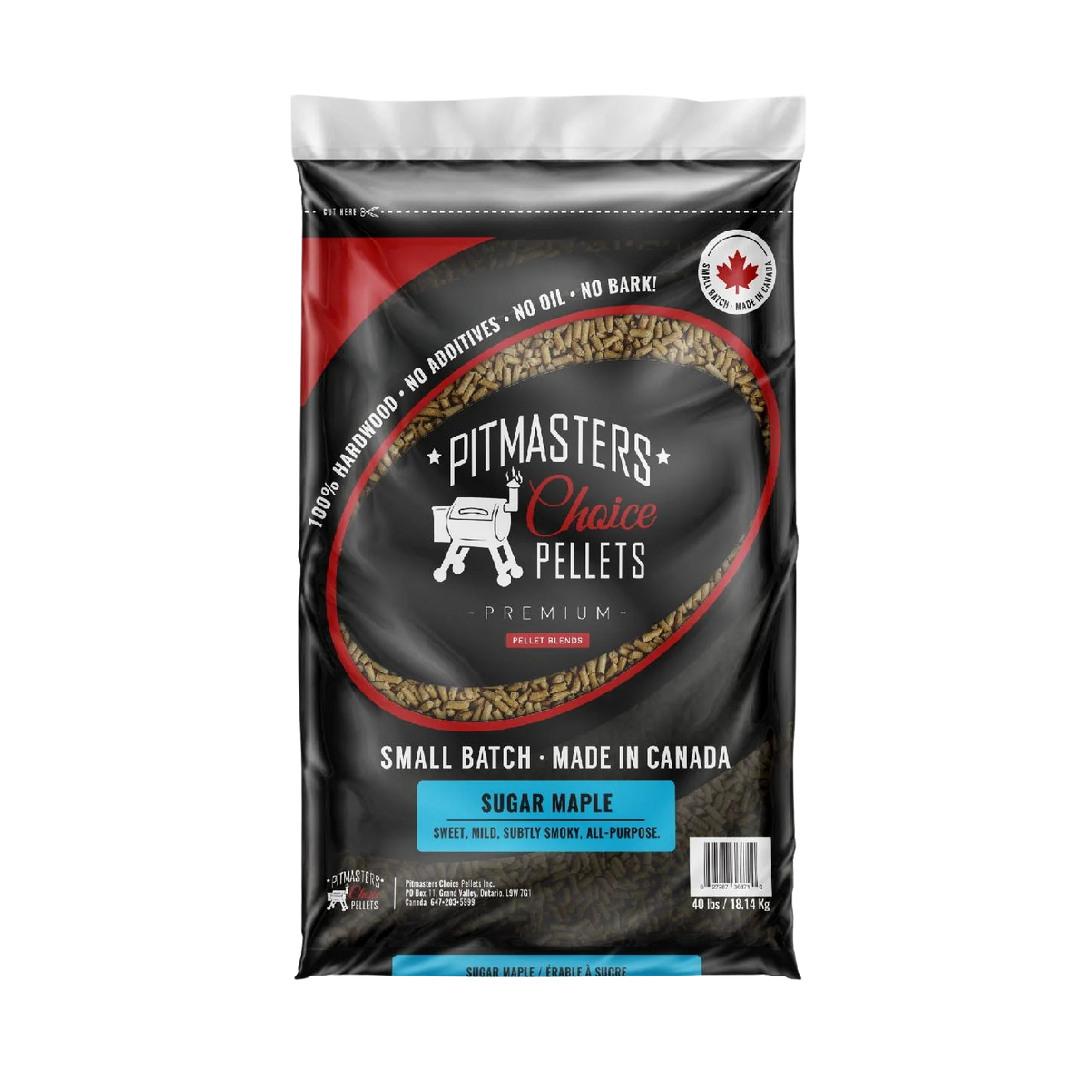 Canadian Sugar Maple Pellets - 40lb