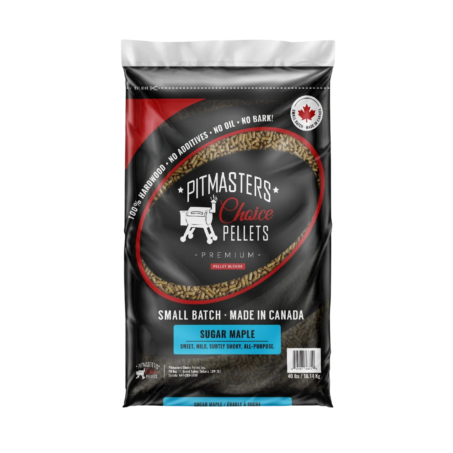 Canadian Sugar Maple Pellets - 40lb