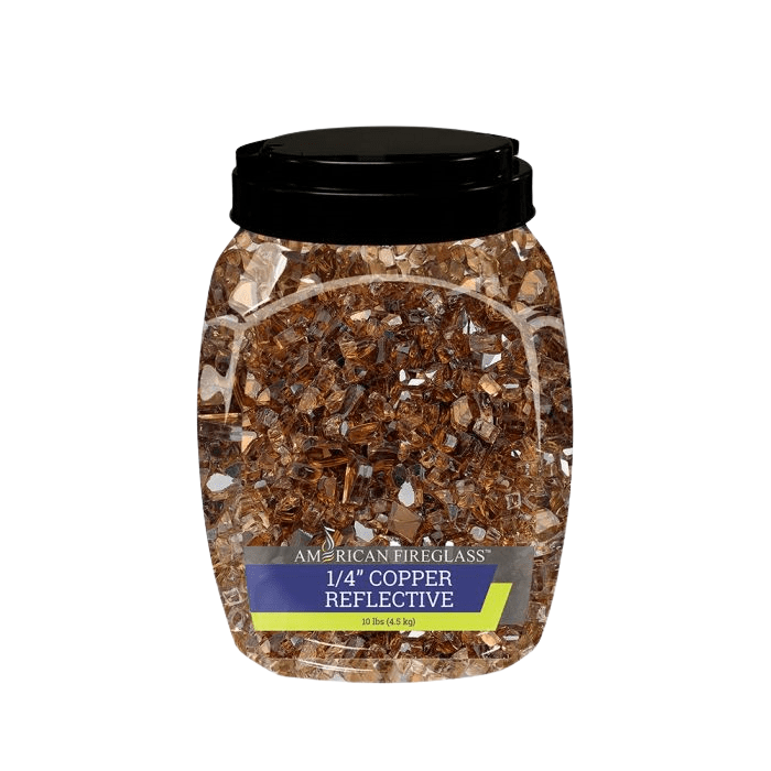 1/4" Reflective Fire Glass 10 lbs