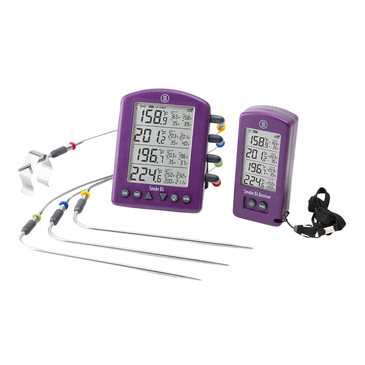 ThermoWorks Smoke X4® Long-Range Remote BBQ Alarm Thermometer