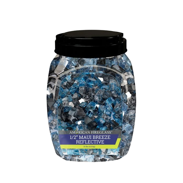 1/2" Reflective Fire Glass 10 lbs