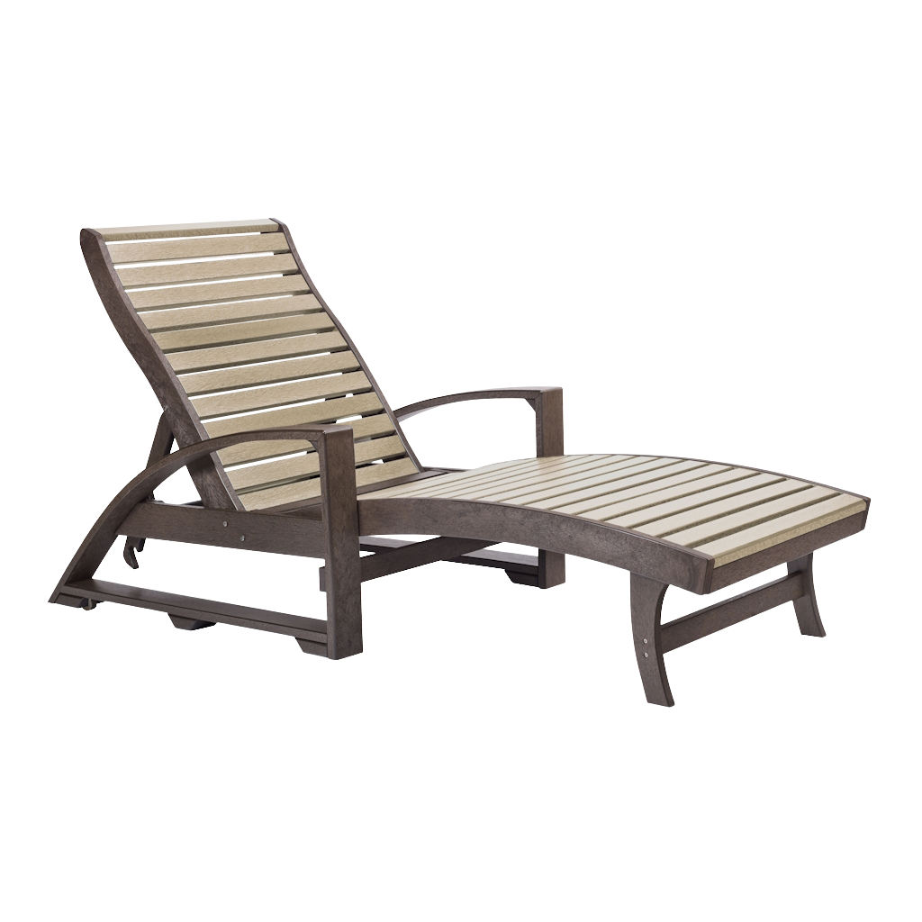 St. Tropez Chaise Lounge w/Wheels