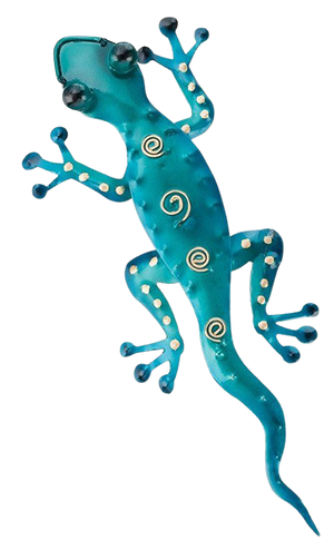 Gecko Decor 11" Blue