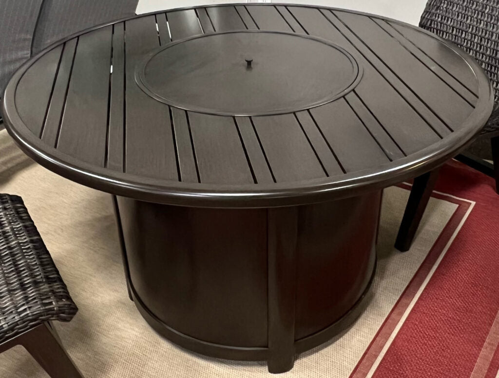 Ratana Elba Dining Height Fire Table 48 Round