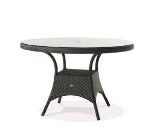 Ratana Palm Harbor 48 Round Dining Table with Glass