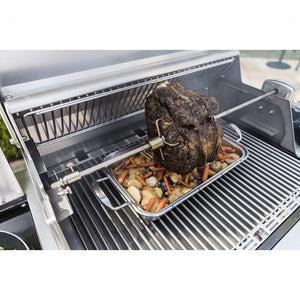 Saber Stainless Steel Rotisserie Kit With Case