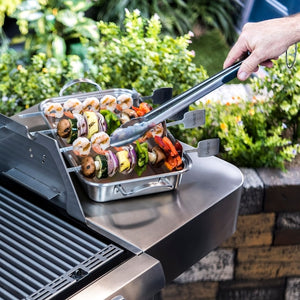 Saber Stainless Steel Dual Skewers