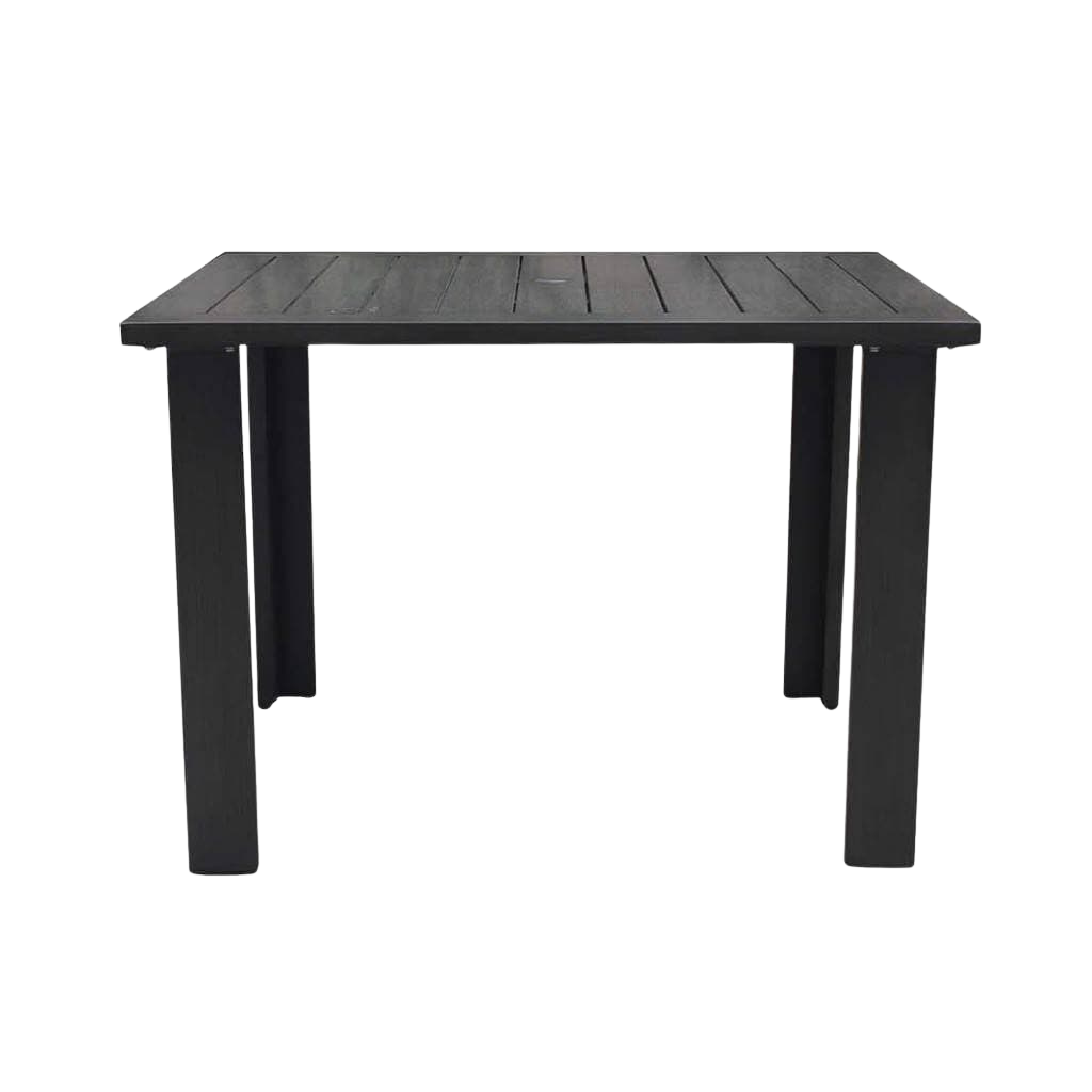 Limo 43" Square Dining Table with Umbrella Hole