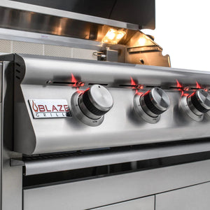 Blaze 32-Inch 4-Burner LTE Gas Grill with Rear Burner and Built-in Lighting System - NG