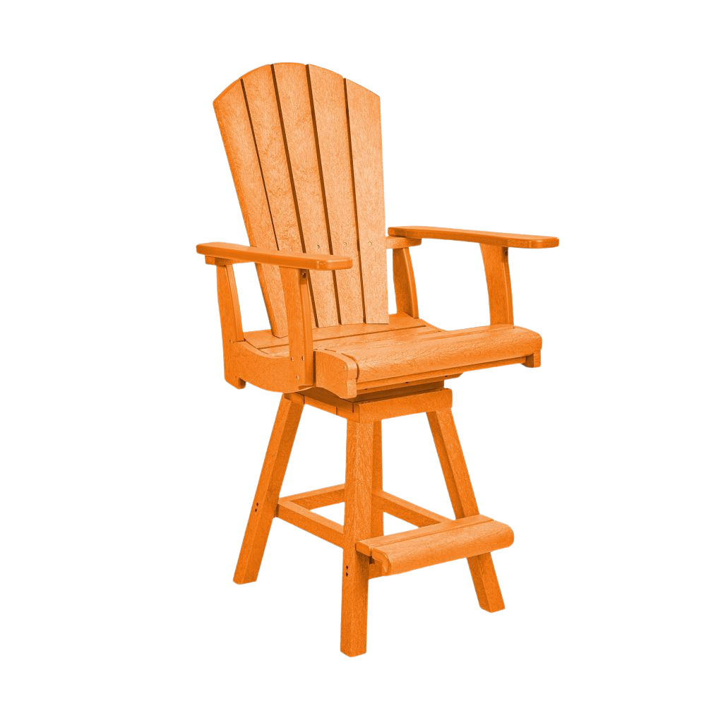 C25C Swivel Counter Arm Chair