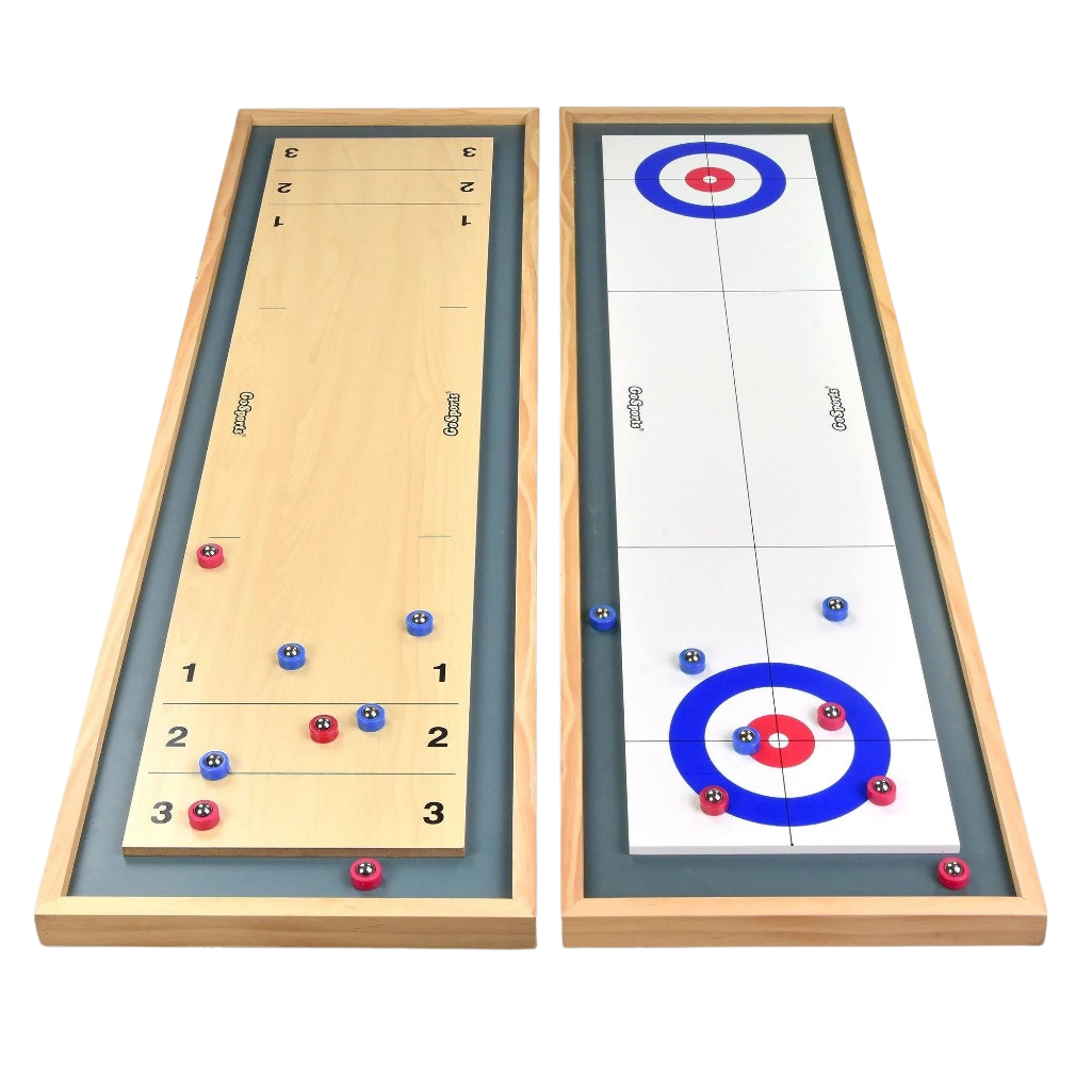 GoSports - Shuffleboard and Curling 2-in-1 Board Game