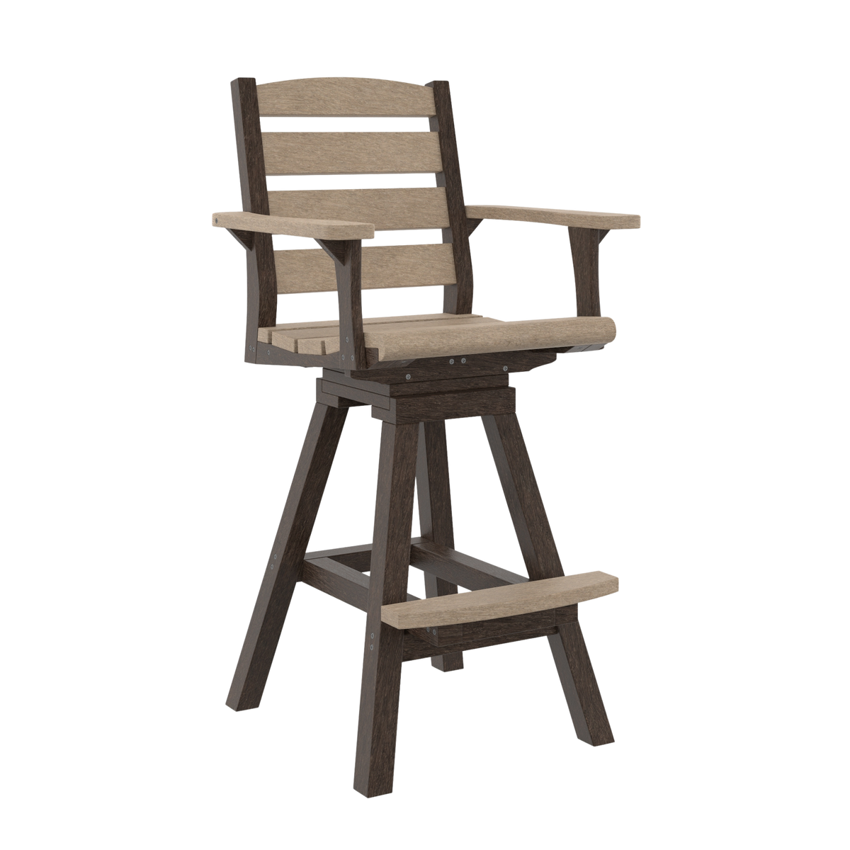 C312 Napa Swivel Pub Arm Chair