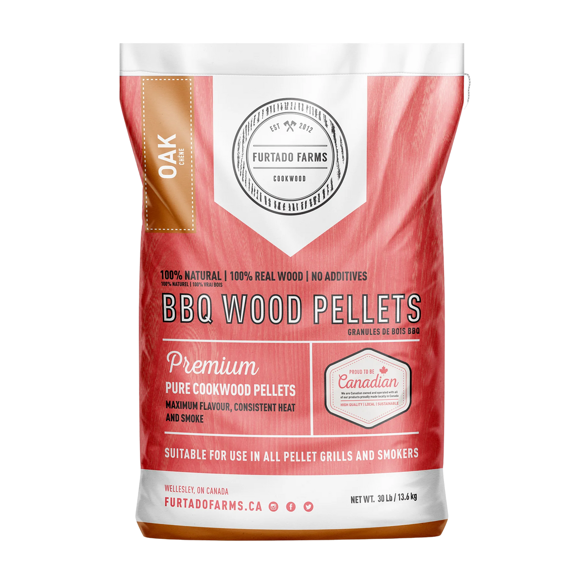 Furtado Farms Oak Pellets (30 lb)