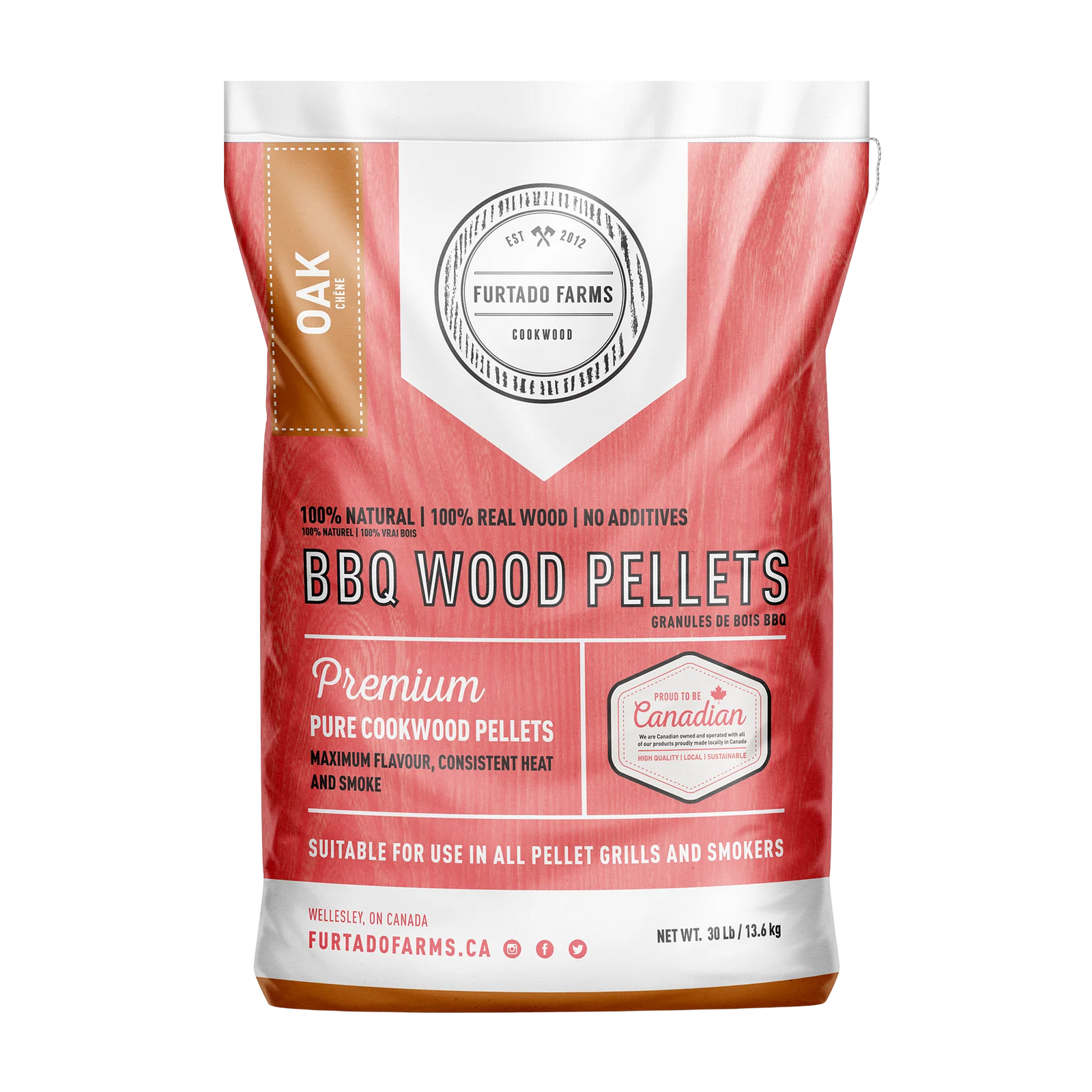 Furtado Farms Oak Pellets (30 lb)