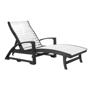 St. Tropez Chaise Lounge w/Wheels