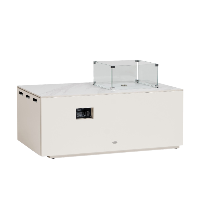 Newbury 50"x30"x20" Rect Fire Pit w/ Lid