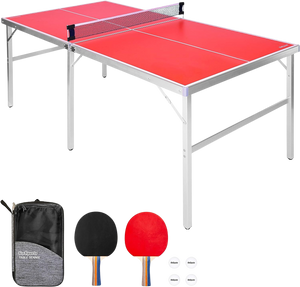 GoSports MidSize Indoor/Outdoor Table Tennis Game Set