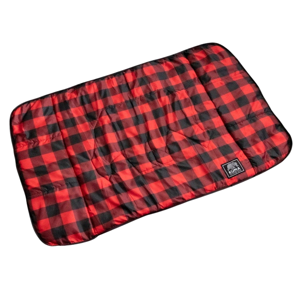 Lazy Bear Dog Blanket - Red/Black New