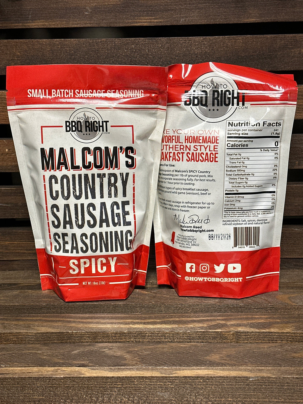 Malcom's Country Sausage Seasoning