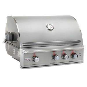 Blaze Professional LUX 34-Inch 3 Burner Built-In Gas Grill With Rear Infrared Burner