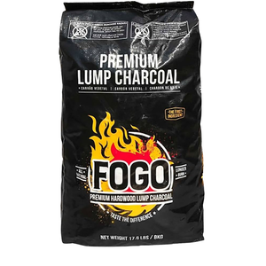 FOGO Premium Lump Charcoal (Black Bag) 17.6lbs)