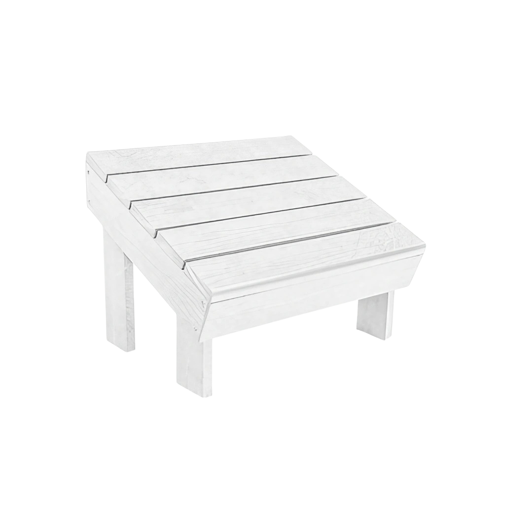 Modern Adirondacks set - F06 Modern Footstool