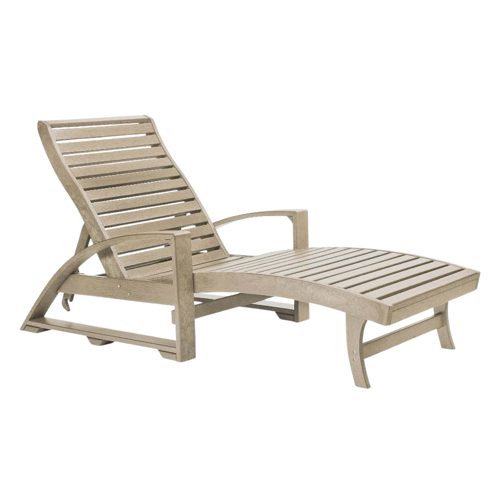 St. Tropez Chaise Lounge w/Wheels