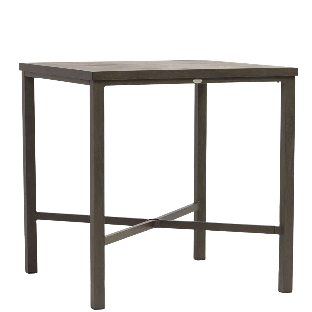 Canbria 39" Square Bar Table w/Umbrella Hole