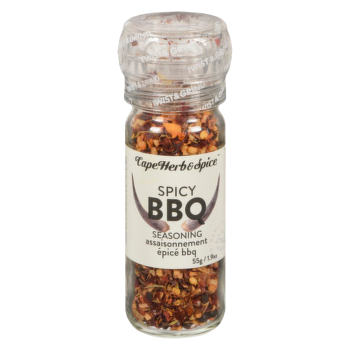 Spicy BBQ Seasoning - Refillable Ceramic Grinder