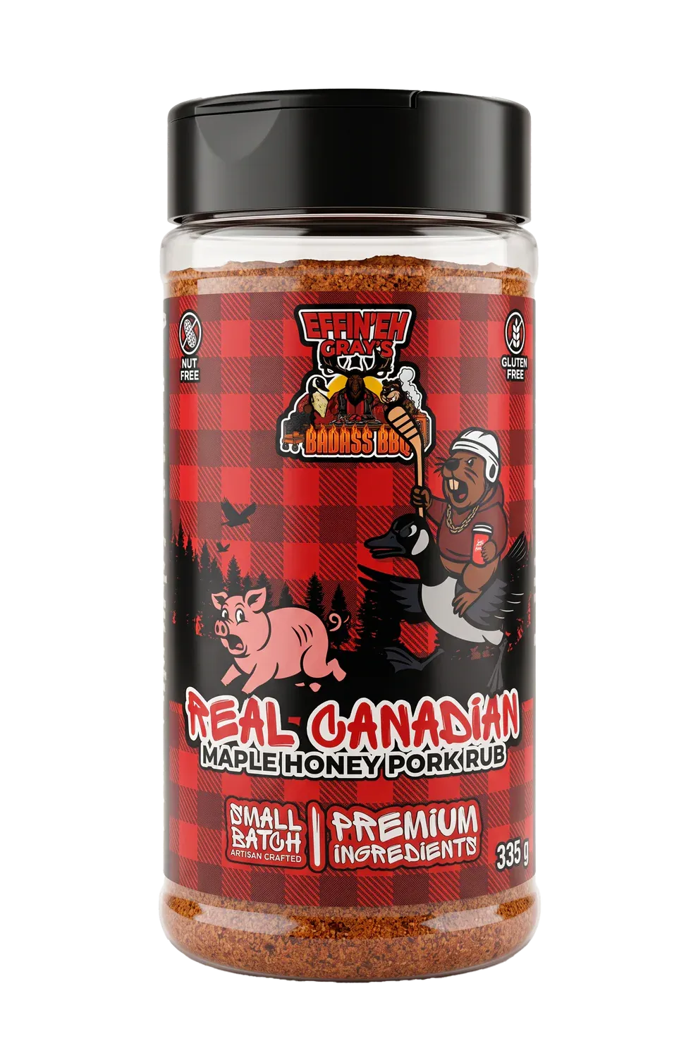 Effin' Eh Gray's Real Canadian Maple Honey Pork Rub
