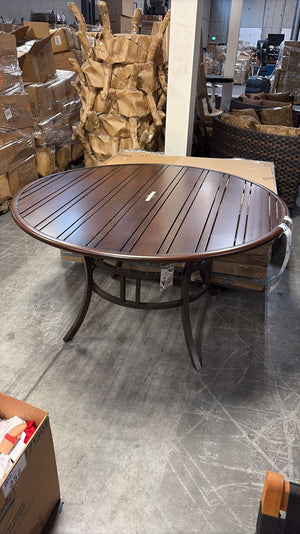 Ratana Hamilton Dining Table Base w/UH (54 Td Top)