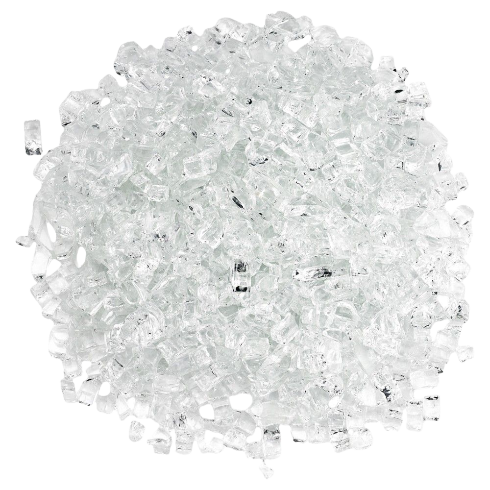 1/4" Reflective Fire Glass 10 lbs