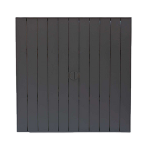 32″ Sq Aluminum Slat Table Top W/UH