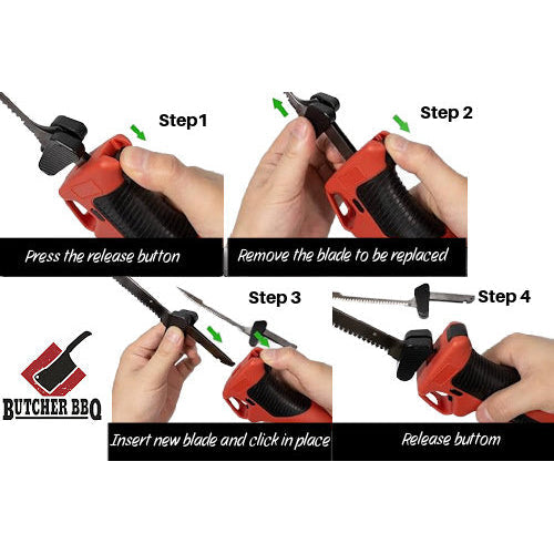 Butcher BBQ Cordless Battery Operated Electric Knife